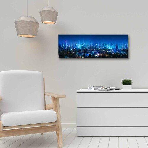 WALLXPERT Dekorativna slika na platnu, 30x90cm, Šareno Cene