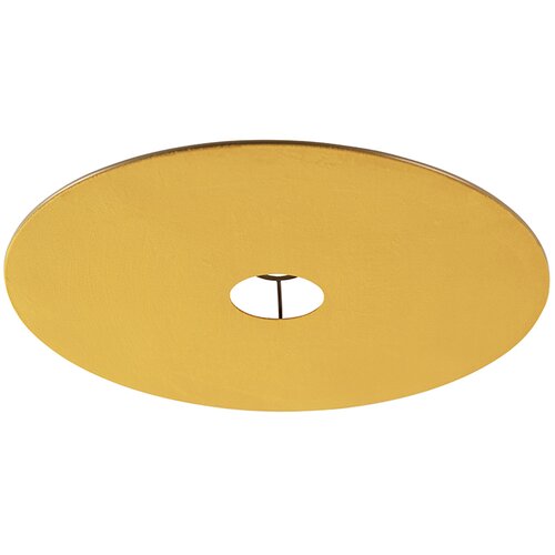 QAZQA Žametni ravno senčnik rumen z zlatom 45 cm Cene
