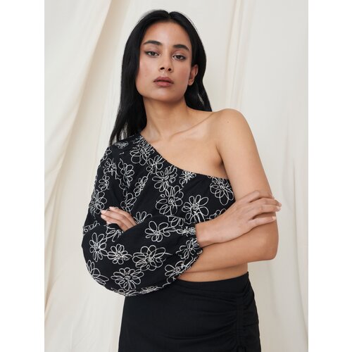 Sinsay ženski crop top cvjetna uzorka 4782F-99X Slike
