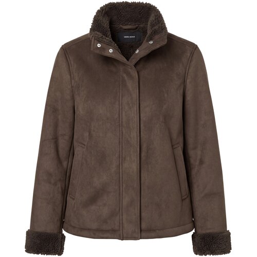 Vero Moda VMBERNIE SHORT JACKET Smeđa Slike