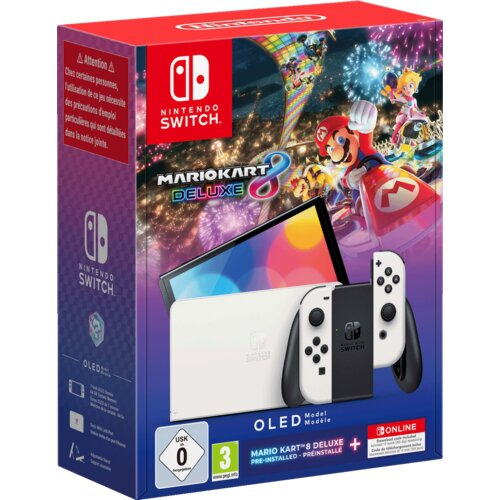 Nintendo Igraća konzola Switch+Mario Kart 8+12 NSO - OLED Console+Mario Kart 8+12NSO Cijene
