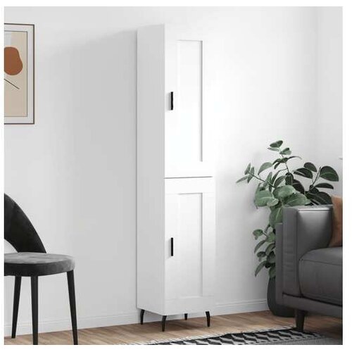 vidaXL Visoka komoda bijeli 34 5x34x180 cm od konstruiranog drva Cijene