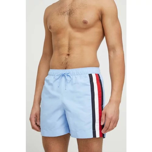 Tommy Hilfiger Kratke hlače za kupanje boja: bordo