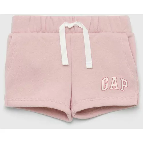 GAP Otroške kratke hlače roza barva