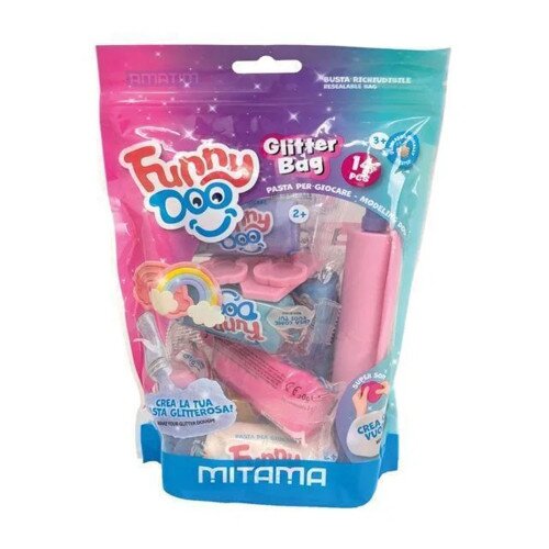 MITAMA Plastelin glitter Bag sa alatima 14/1 FUNNY DOO 63864 Slike