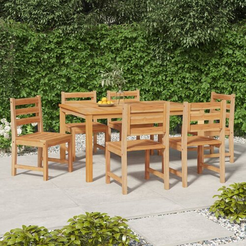 The Living Store Vrtni stoli 6 kosov trdna tikovina - Vrtni Stol, (21459149) Slike