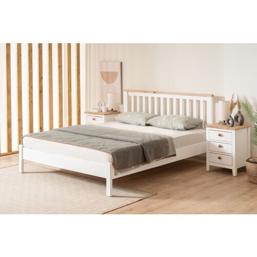 Hanah home ram za krevet Fidan, 90x98x190 cm, Beli Slike