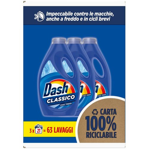 Dash tekući deterdžent Regular 63(3X21) pranja, 3.15l Slike