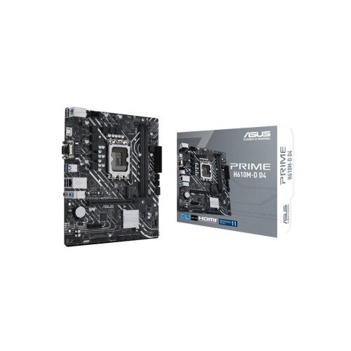 Asus MB PRIME H610M-D D4 Intel H610, LGA1700 2xDDR4, VGA, HDMI, mATX Slike