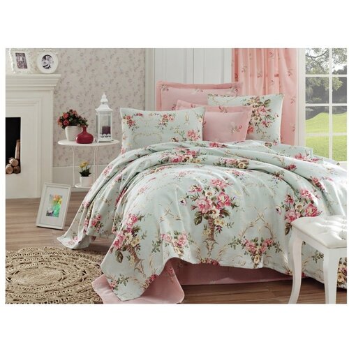 EnLora Home Tanko bombažno pregrinjalo za posteljo Romantic Breeze, 160 x 235 cm Cene