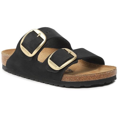 Birkenstock Arizona Big Buckle LENB Black (gold) Crna Slike