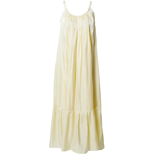 Gina Tricot Ljetna haljina 'Vanessa' pastelno žuta
