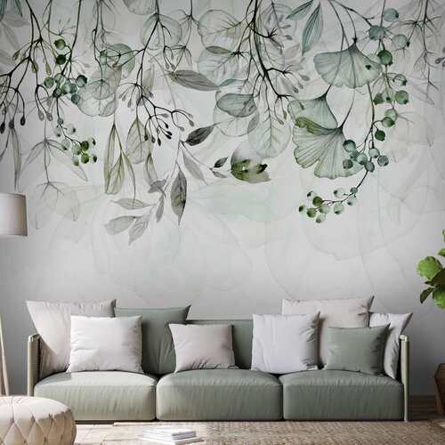  Tapeta - Foggy Nature - Green 200x140 Slike