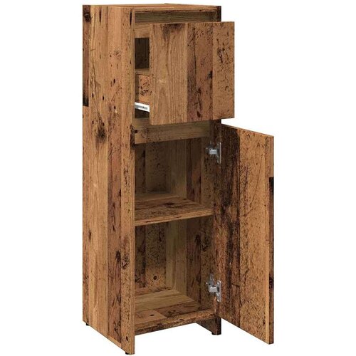 VidaXL Kupaonski ormarić staro drvo 30x30x95 cm izrađeno drvo Slike