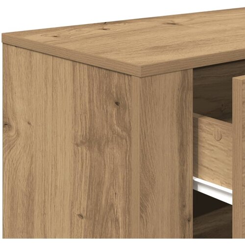 Komoda boja hrasta artisan 80 x 33 x 70 cm konstruirano drvo Slike