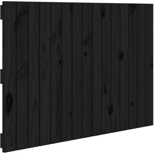 Maison Chic stensko posteljno vzglavje - vzglavna omarica - nočna omarica črno 95,5x3x60 cm trdna borovina, (21707004) Cene