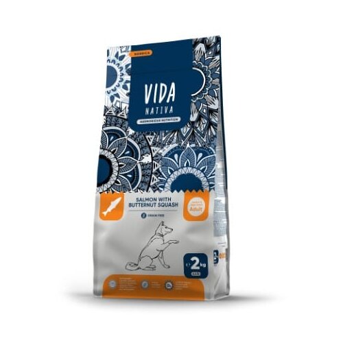 Craftia vida nativa nordica salmon with butternut squash adult dog medium &amp;amp; large breed - 2 kg Slike