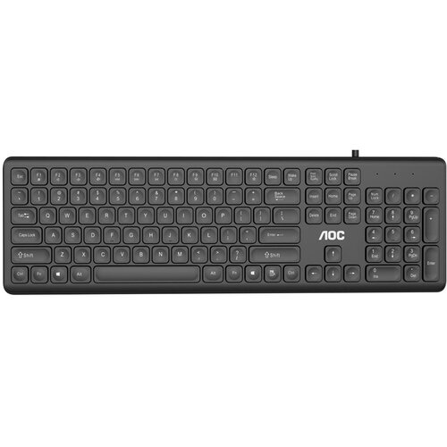 AOC USB Tastatura KB100 crna Slike