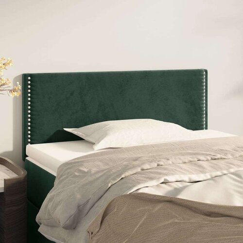  Posteljno vzglavje temno zeleno 80x5x78/88 cm žamet, (20738091) Slike