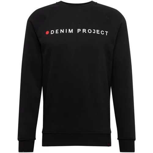 Denim Project Sweater majica crvena / crna / bijela