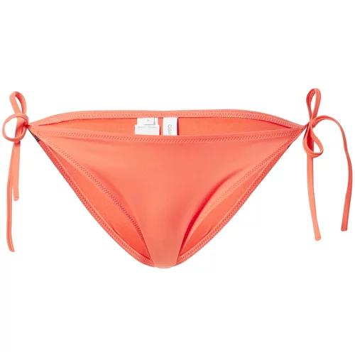 Calvin Klein Swimwear Bikini hlačke oranžna / črna / bela