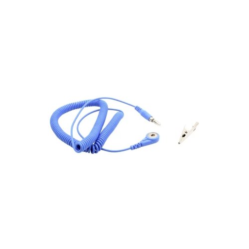 Quadrios ESD kabel za uzemljenje 1.80 m pritisni gumb 4 mm, priključak, krokodilska stezaljka Cijene
