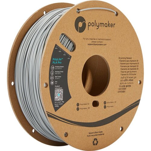 Polymaker polylite pla pro grey, 1,75 mm (1.000 g) Cene
