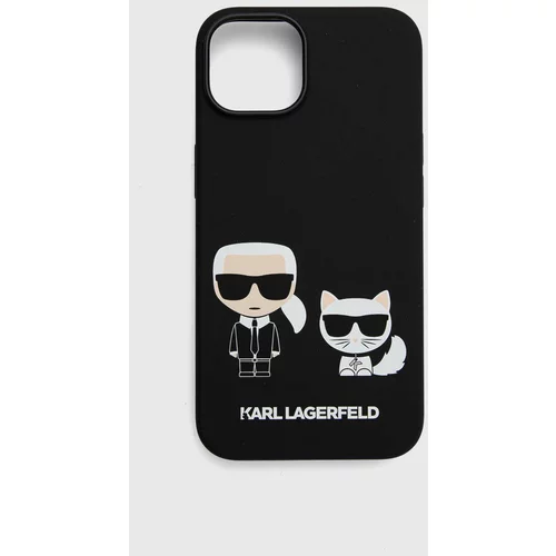 Karl Lagerfeld Etui za telefon iPhone 14 6,1" črna barva