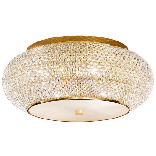 Ideal lux - kristalno plafonsko svetlo pasha 14xE14/40W/230V prečnik 65 cm zlatno Cene