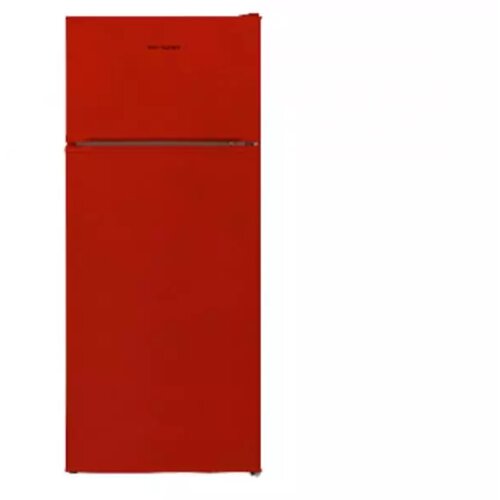 Daewoo kombinovani frižider FTL213FRT0RS, crveni Slike