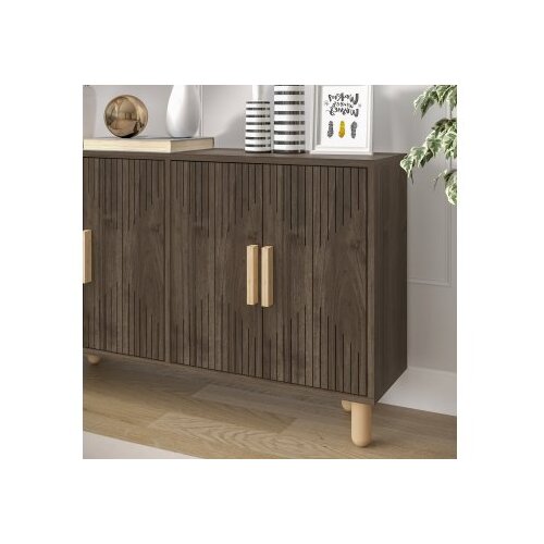 Hanah home komoda roger walnut Slike