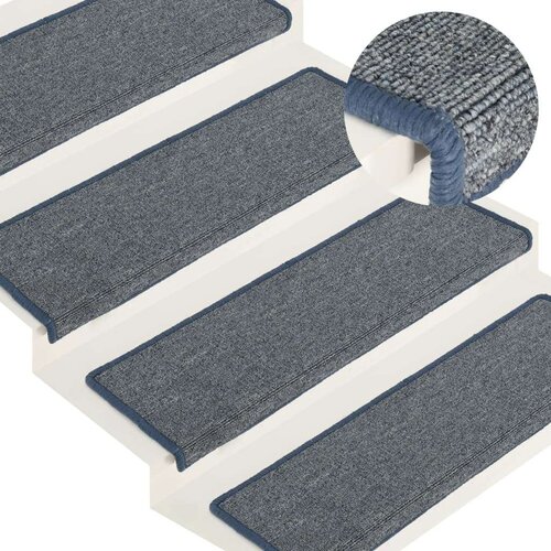  Tepisi za stepenice 15 kom 65x21x4 cm ljubičasto-plavi Slike