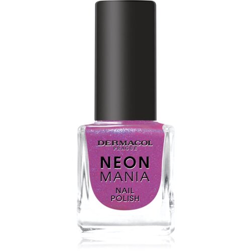 Dermacol Neon Mania lak za nohte odtenek 3 Purple Pulse 5 ml Cene