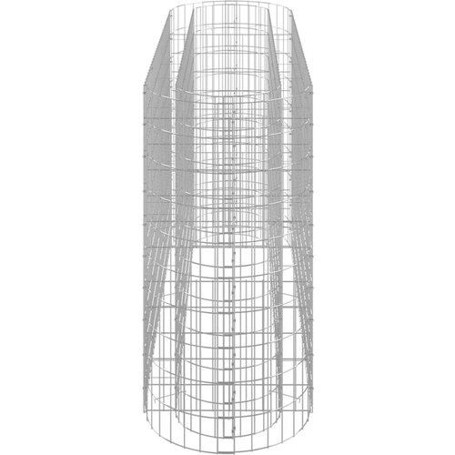 VidaXL Gabionska povi&amp;scaron;ena gredica od pocinčanog željeza 190x50x100 cm Slike