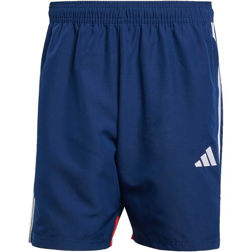 Adidas Športne hlače 'Tiro 25 Essentials' temno modra / živo rdeča / bela Cene