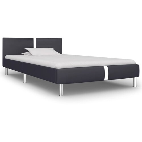 vidaXL Posteljni okvir črno umetno usnje 90x200 cm Cene