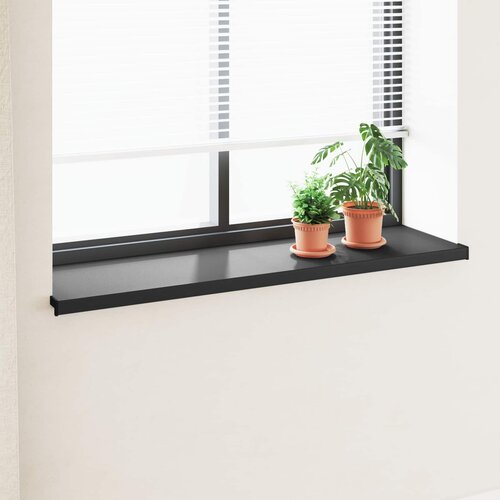  Prozorska klupčica Crno s drvenim uzorkom 120 x 40 x 4,5 cm PVC Cijene