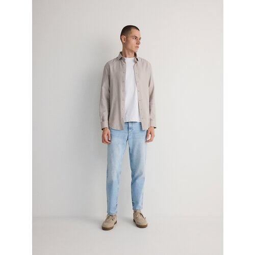 Reserved navadna srajca slim fit - bež Cene