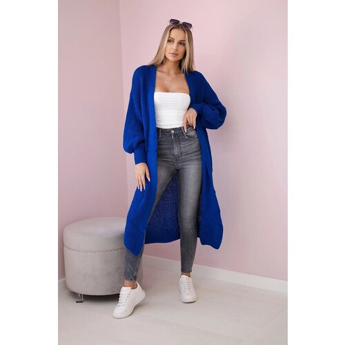 Kesi Long cardigan cornflower blue Slike