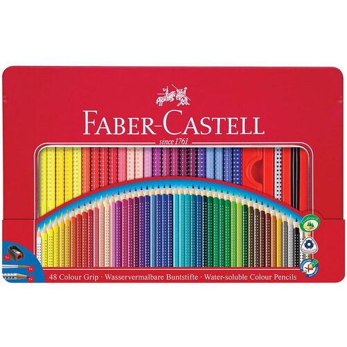 Faber-Castell Faber-Castell: Grip bojice u metalnoj kutiji, set od 48 komada Cene