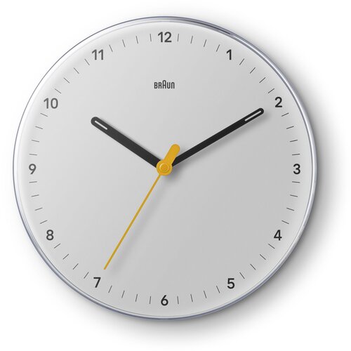 Braun BC 26 W wei&amp;szlig; Quarzwanduhr Slike