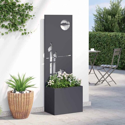  Privatnost u vrtu Rezbarija Antracit 50 x 32 x 150 cm Slike