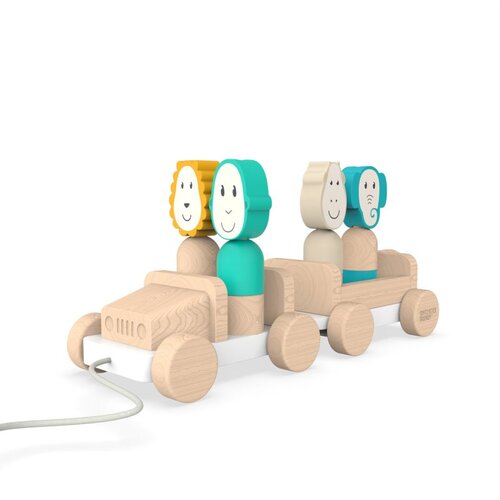 Matchstick monkey Safari Jeep vlečna igrača 1 kos Cene