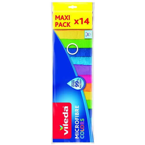 Vileda Krpe za čiščenje v kompletu 14 ks iz mikrovlaken Colors – Cene
