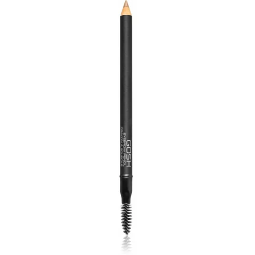 Gosh Eyebrow svinčnik za obrvi s krtačko odtenek 01 Brown 1.2 g