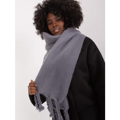 Wool Fashion Italia Scarf-AT-SZ-2313502.20P-dark gray