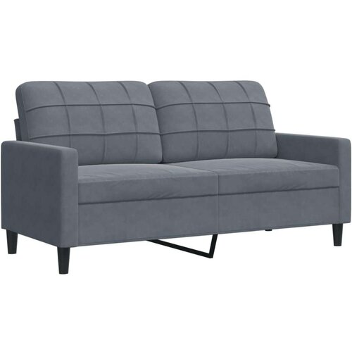 vidaXL 2-dijelni set sofa s jastucima tamnosivi baršunasti Cijene