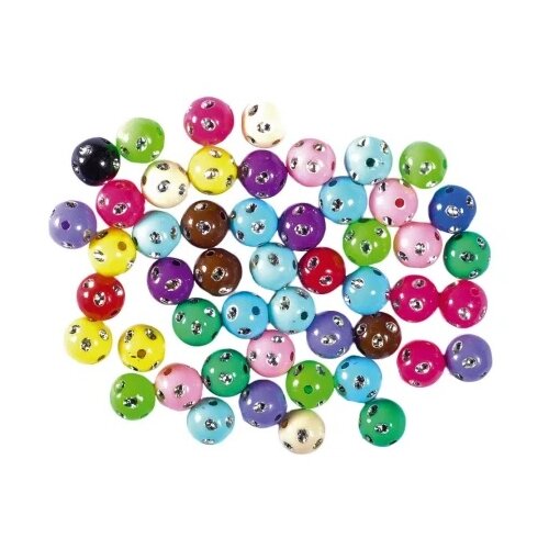 Junior crafty pearly kraft perlice polka miks 10mm 50k ( 137513 ) Slike
