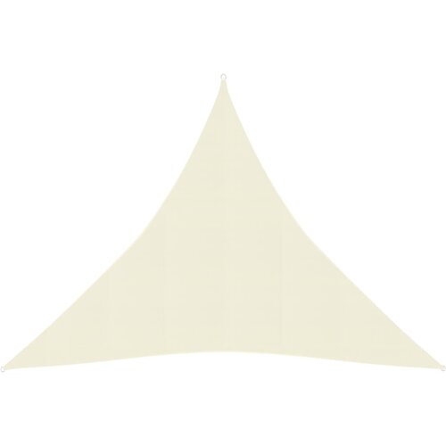 VidaXL Jedro za za&amp;scaron;titu od sunca 160 g/m&amp;sup2; krem 3 x 3 x 3 m HDPE Slike