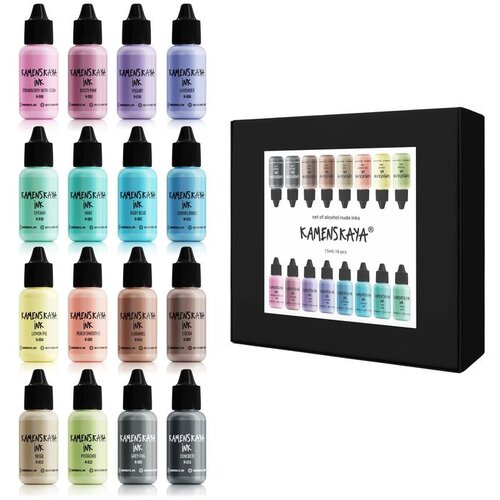  Set alkoholnih tinti NUDE KAMENSKAYA 16 x 15 ml KORI&amp;Scaron;TENO Slike